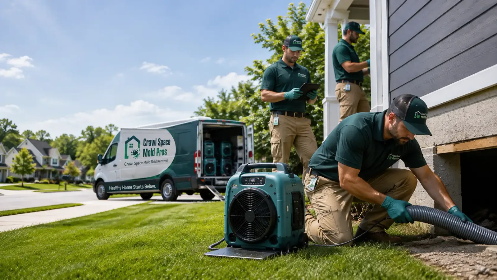 Crawl Space Mold Removal in Indianola, IL